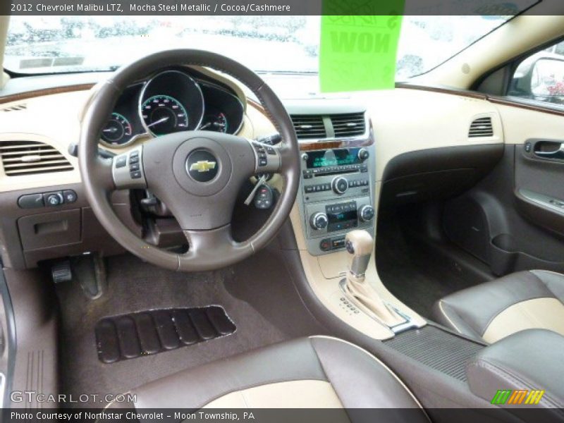 Mocha Steel Metallic / Cocoa/Cashmere 2012 Chevrolet Malibu LTZ