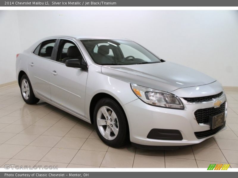 Silver Ice Metallic / Jet Black/Titanium 2014 Chevrolet Malibu LS