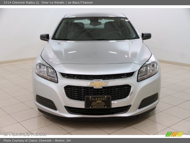 Silver Ice Metallic / Jet Black/Titanium 2014 Chevrolet Malibu LS