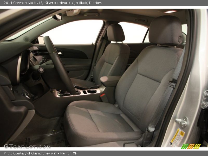 Silver Ice Metallic / Jet Black/Titanium 2014 Chevrolet Malibu LS