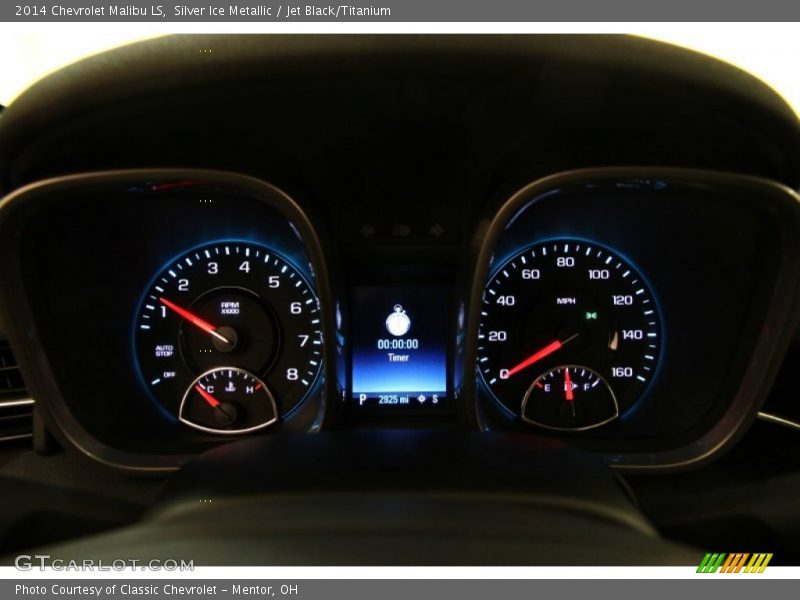 Silver Ice Metallic / Jet Black/Titanium 2014 Chevrolet Malibu LS
