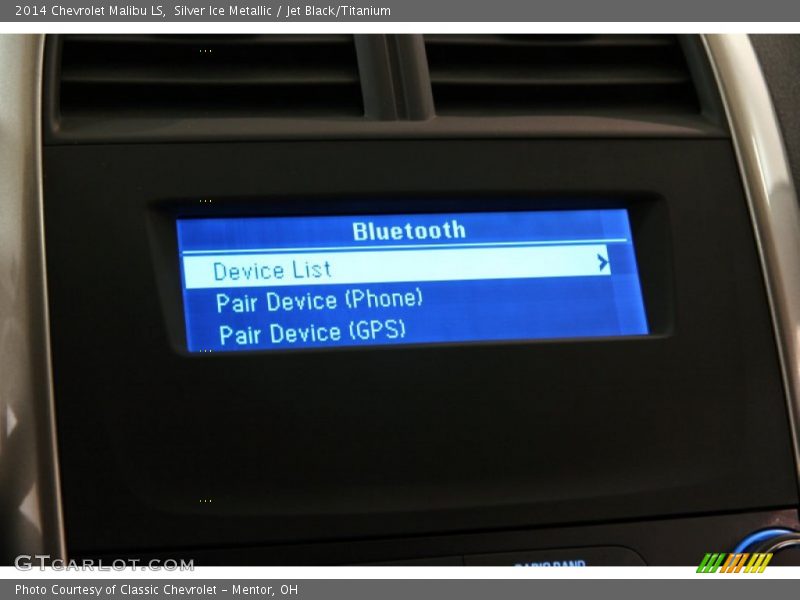 Silver Ice Metallic / Jet Black/Titanium 2014 Chevrolet Malibu LS