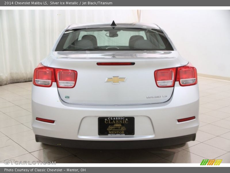 Silver Ice Metallic / Jet Black/Titanium 2014 Chevrolet Malibu LS
