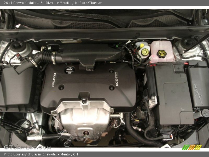 Silver Ice Metallic / Jet Black/Titanium 2014 Chevrolet Malibu LS