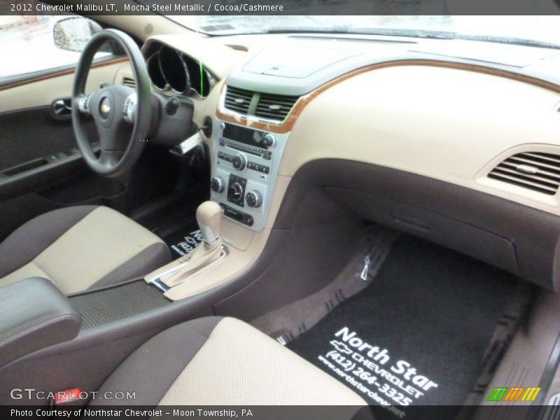 Mocha Steel Metallic / Cocoa/Cashmere 2012 Chevrolet Malibu LT