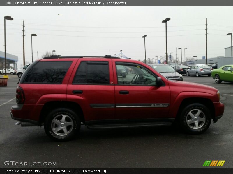 Majestic Red Metallic / Dark Pewter 2002 Chevrolet TrailBlazer LT 4x4