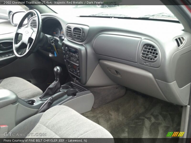 Majestic Red Metallic / Dark Pewter 2002 Chevrolet TrailBlazer LT 4x4