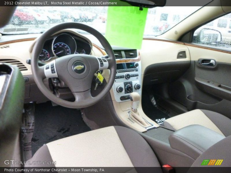 Mocha Steel Metallic / Cocoa/Cashmere 2012 Chevrolet Malibu LT