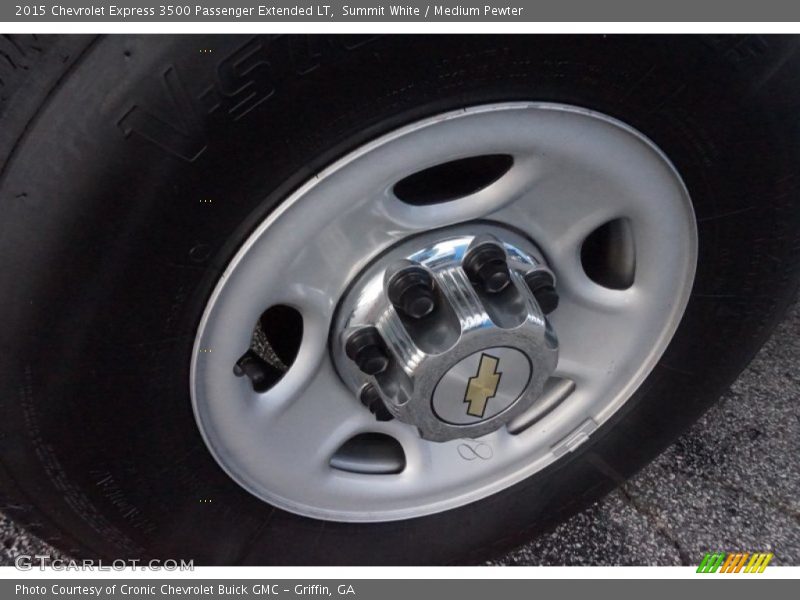 Summit White / Medium Pewter 2015 Chevrolet Express 3500 Passenger Extended LT