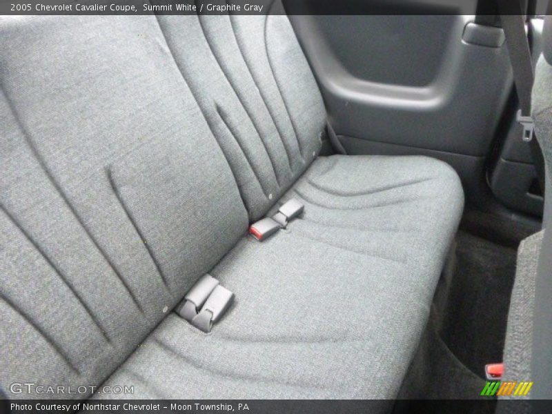 Summit White / Graphite Gray 2005 Chevrolet Cavalier Coupe