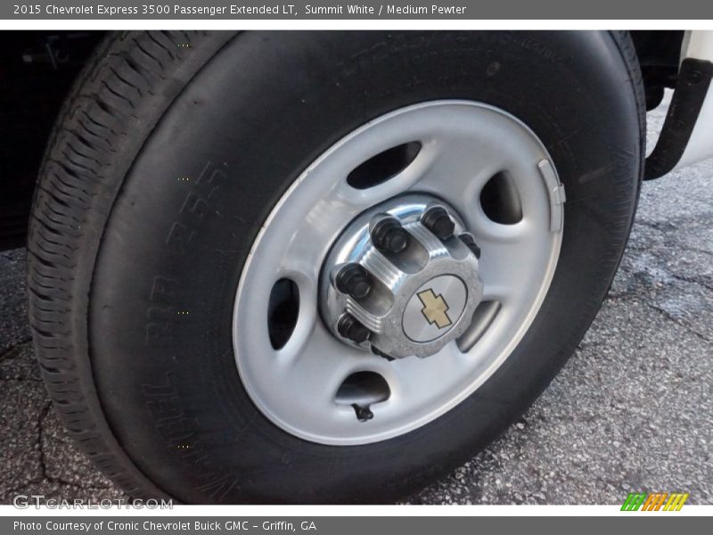 Summit White / Medium Pewter 2015 Chevrolet Express 3500 Passenger Extended LT