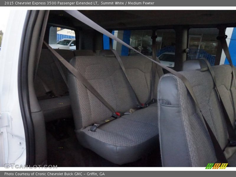 Summit White / Medium Pewter 2015 Chevrolet Express 3500 Passenger Extended LT