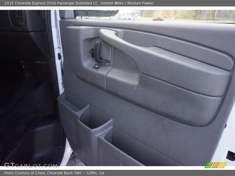 Summit White / Medium Pewter 2015 Chevrolet Express 3500 Passenger Extended LT