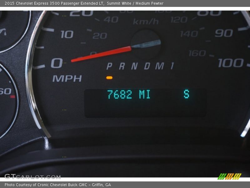 Summit White / Medium Pewter 2015 Chevrolet Express 3500 Passenger Extended LT