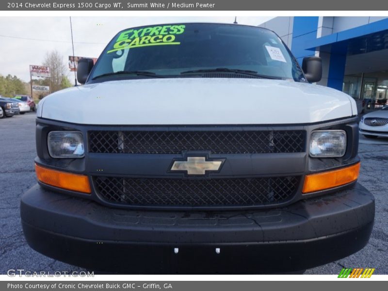Summit White / Medium Pewter 2014 Chevrolet Express 1500 Cargo WT