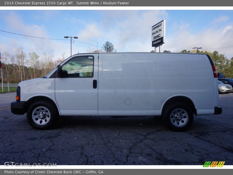 Summit White / Medium Pewter 2014 Chevrolet Express 1500 Cargo WT
