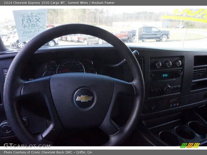 Summit White / Medium Pewter 2014 Chevrolet Express 1500 Cargo WT