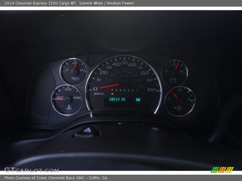 Summit White / Medium Pewter 2014 Chevrolet Express 1500 Cargo WT