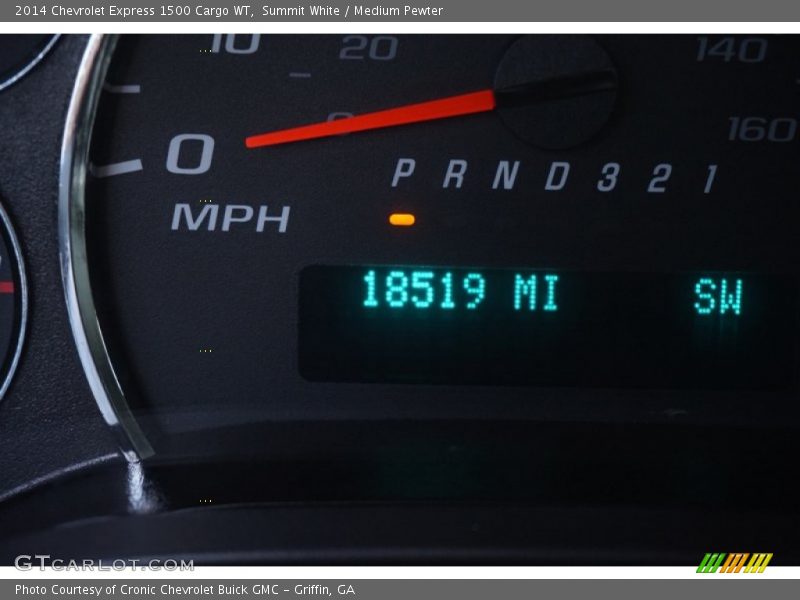 Summit White / Medium Pewter 2014 Chevrolet Express 1500 Cargo WT