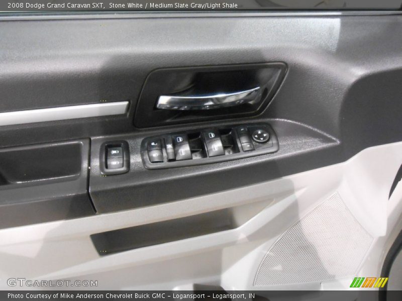 Stone White / Medium Slate Gray/Light Shale 2008 Dodge Grand Caravan SXT
