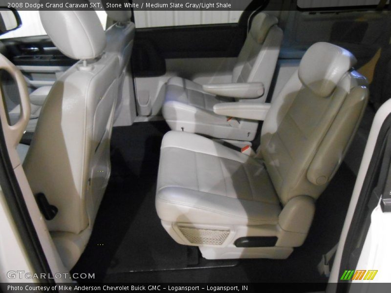 Stone White / Medium Slate Gray/Light Shale 2008 Dodge Grand Caravan SXT