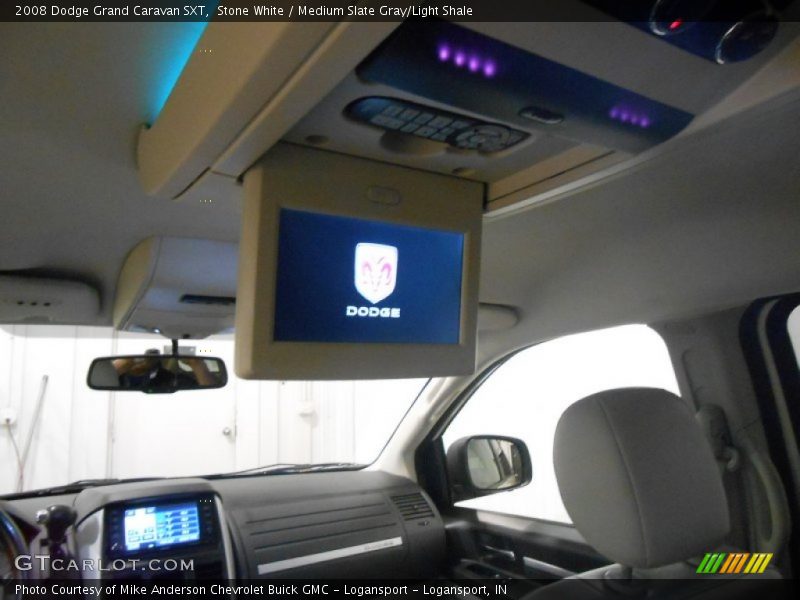 Stone White / Medium Slate Gray/Light Shale 2008 Dodge Grand Caravan SXT