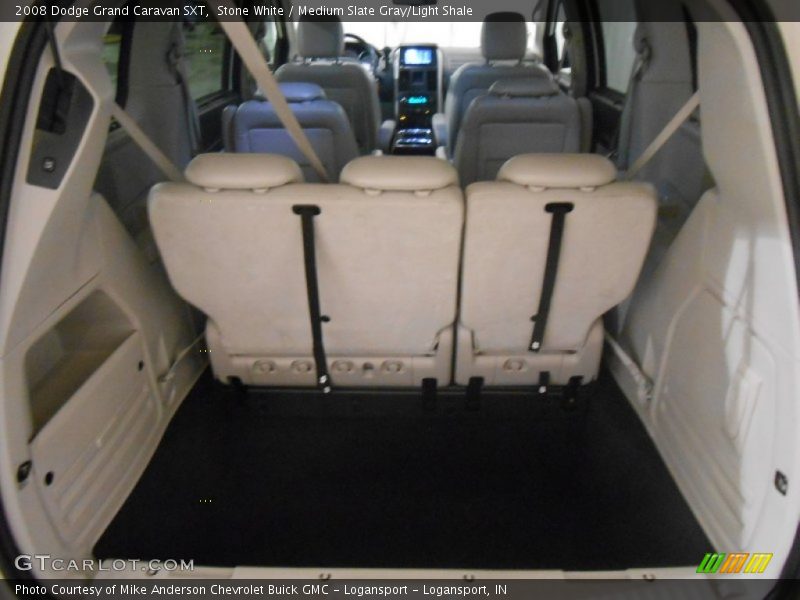 Stone White / Medium Slate Gray/Light Shale 2008 Dodge Grand Caravan SXT