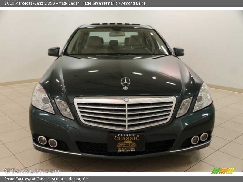 Jade Green Metallic / Almond Beige 2010 Mercedes-Benz E 350 4Matic Sedan