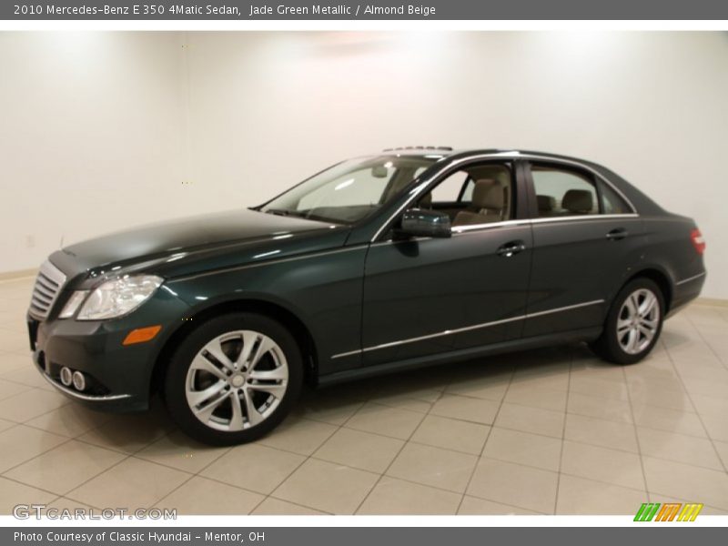 Front 3/4 View of 2010 E 350 4Matic Sedan