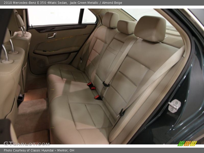 Rear Seat of 2010 E 350 4Matic Sedan