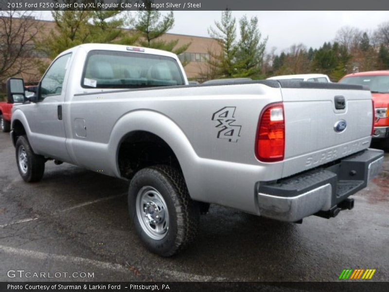 Ingot Silver / Steel 2015 Ford F250 Super Duty XL Regular Cab 4x4