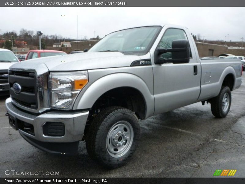 Ingot Silver / Steel 2015 Ford F250 Super Duty XL Regular Cab 4x4