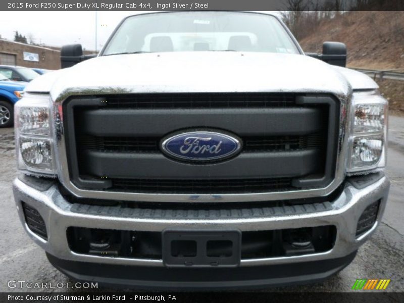 Ingot Silver / Steel 2015 Ford F250 Super Duty XL Regular Cab 4x4
