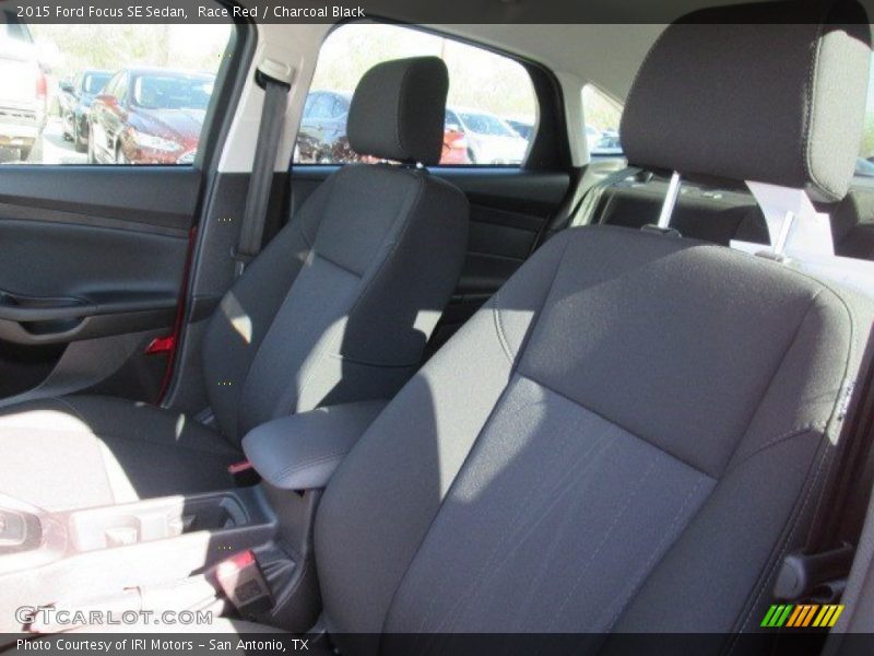 Race Red / Charcoal Black 2015 Ford Focus SE Sedan