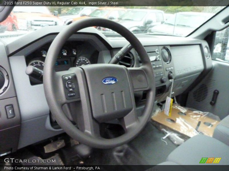 Ingot Silver / Steel 2015 Ford F250 Super Duty XL Regular Cab 4x4