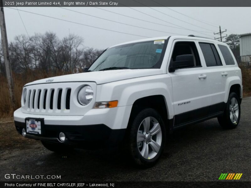 Bright White / Dark Slate Gray 2015 Jeep Patriot Limited 4x4