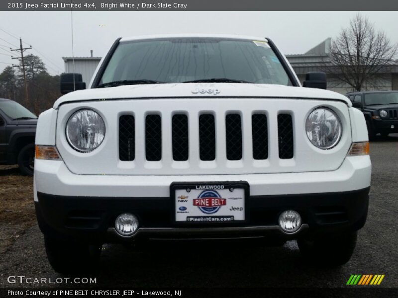 Bright White / Dark Slate Gray 2015 Jeep Patriot Limited 4x4
