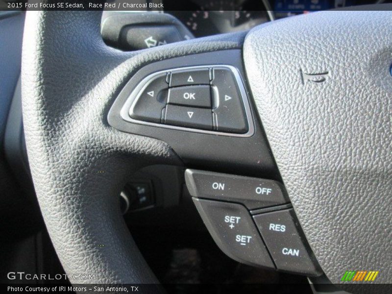 Race Red / Charcoal Black 2015 Ford Focus SE Sedan