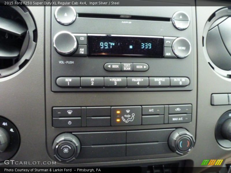 Ingot Silver / Steel 2015 Ford F250 Super Duty XL Regular Cab 4x4
