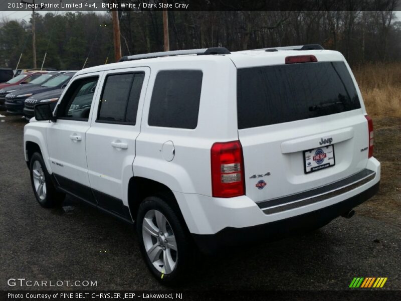 Bright White / Dark Slate Gray 2015 Jeep Patriot Limited 4x4