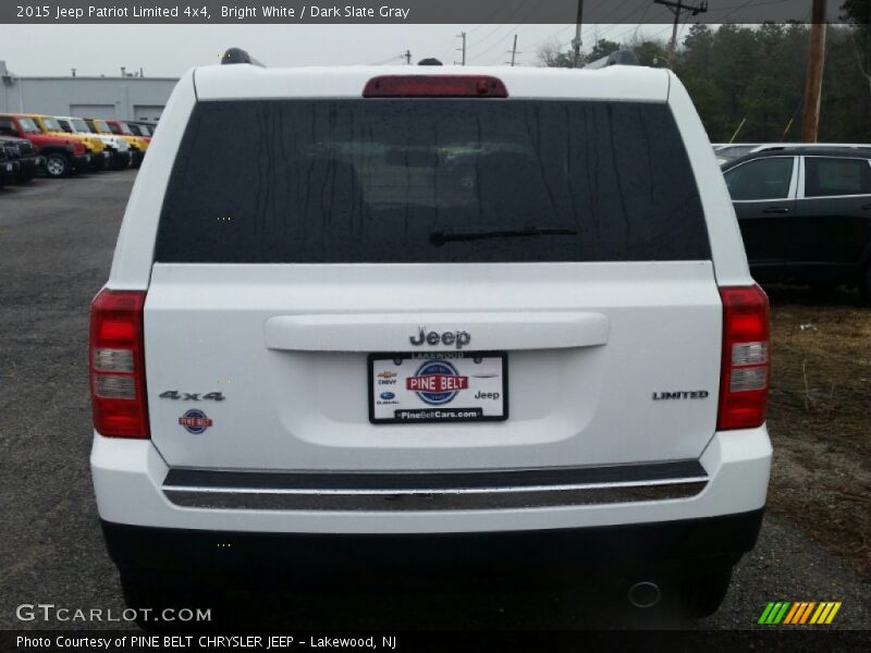 Bright White / Dark Slate Gray 2015 Jeep Patriot Limited 4x4