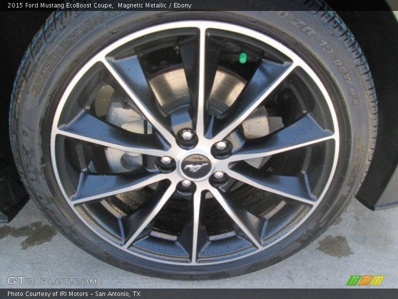 Magnetic Metallic / Ebony 2015 Ford Mustang EcoBoost Coupe
