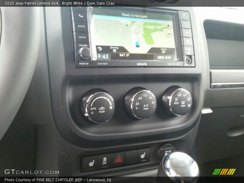 Bright White / Dark Slate Gray 2015 Jeep Patriot Limited 4x4
