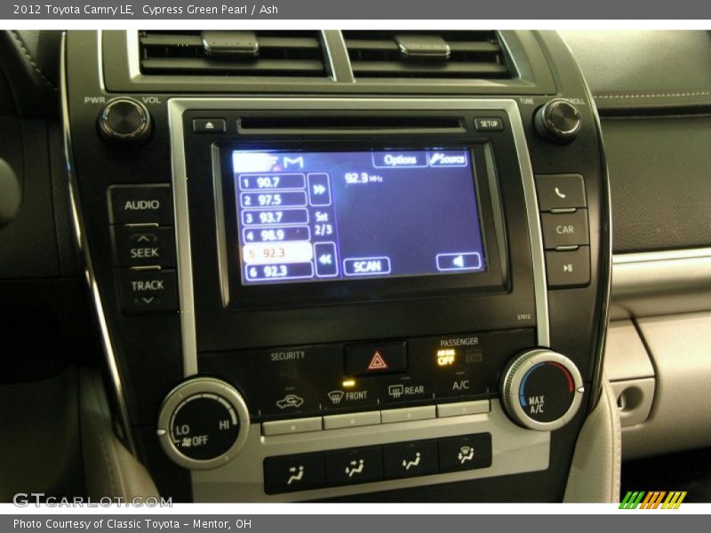 Cypress Green Pearl / Ash 2012 Toyota Camry LE