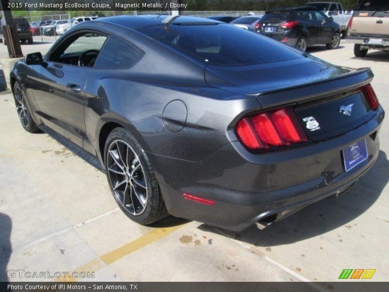Magnetic Metallic / Ebony 2015 Ford Mustang EcoBoost Coupe