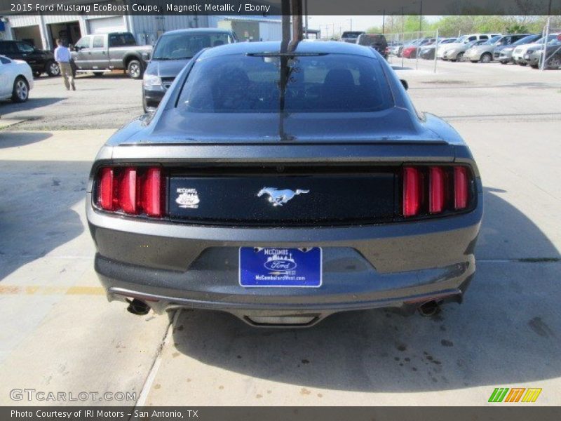 Magnetic Metallic / Ebony 2015 Ford Mustang EcoBoost Coupe