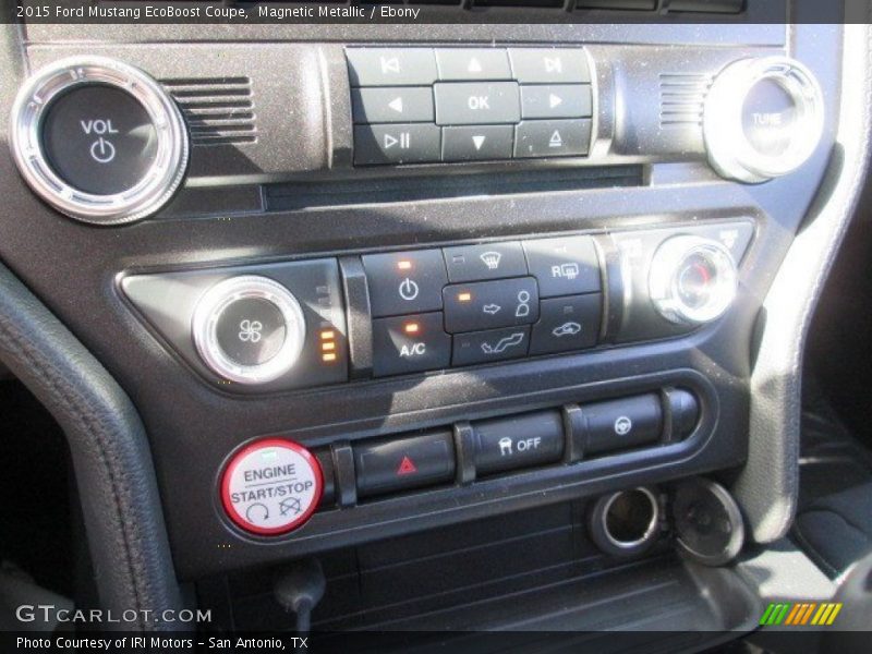 Magnetic Metallic / Ebony 2015 Ford Mustang EcoBoost Coupe