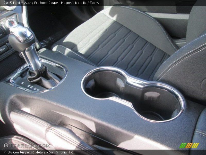 Magnetic Metallic / Ebony 2015 Ford Mustang EcoBoost Coupe