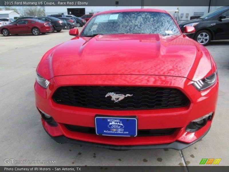 Race Red / Ebony 2015 Ford Mustang V6 Coupe