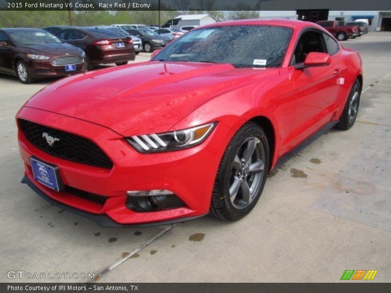 Race Red / Ebony 2015 Ford Mustang V6 Coupe